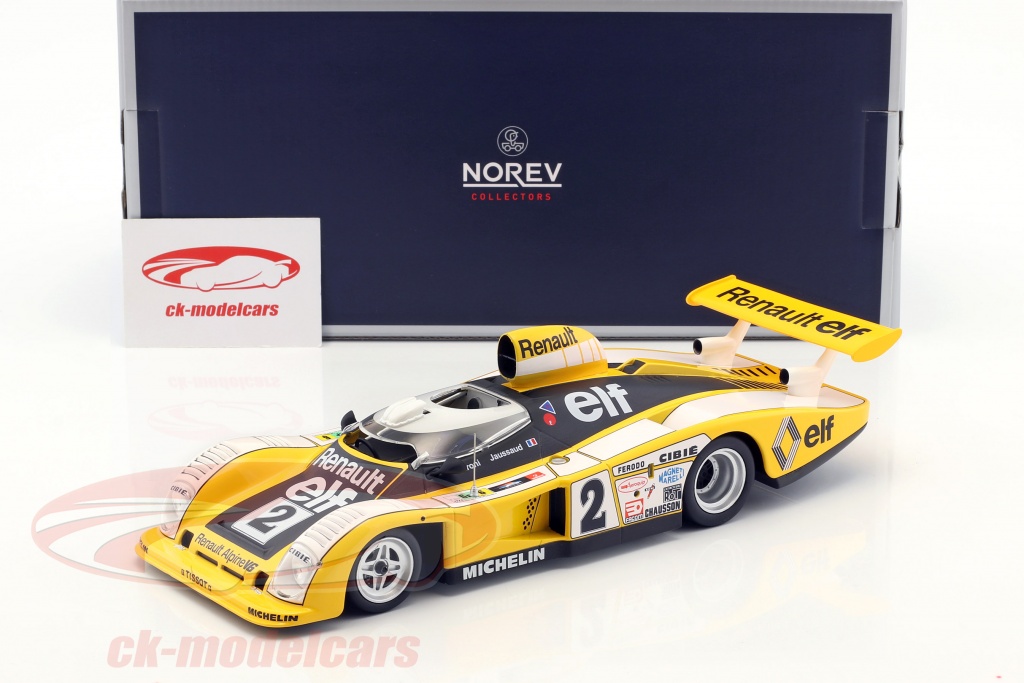 DIDIER PIRONI, JEAN-PIERRE JAUSSAUD 1978 EQUIPE RENAULT ELF SPORT ALPINE RENAULT A 442B 1:18